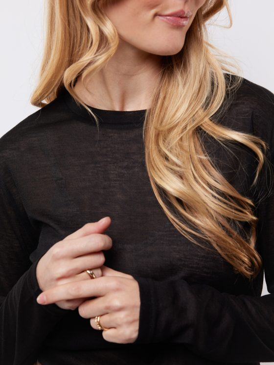 C&S Angel Knit Pullover zwart - Afbeelding 2