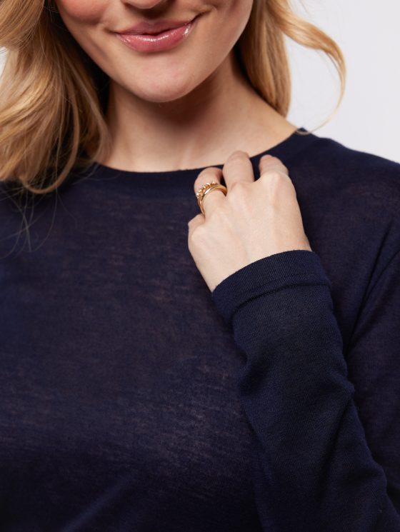 C&S Angel Knit Pullover midnight blue - Afbeelding 2