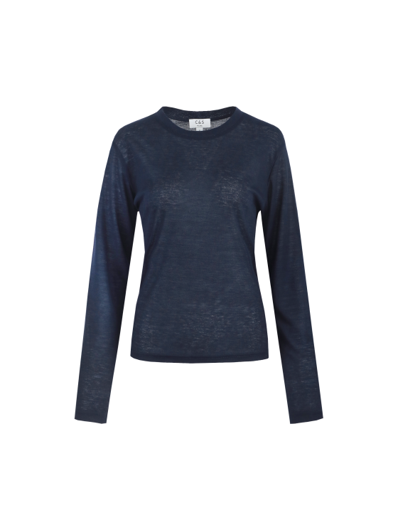 C&S Angel Knit Pullover midnight blue - Afbeelding 4