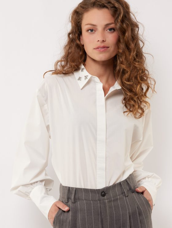 G-maxx Selma Blouse offwhite