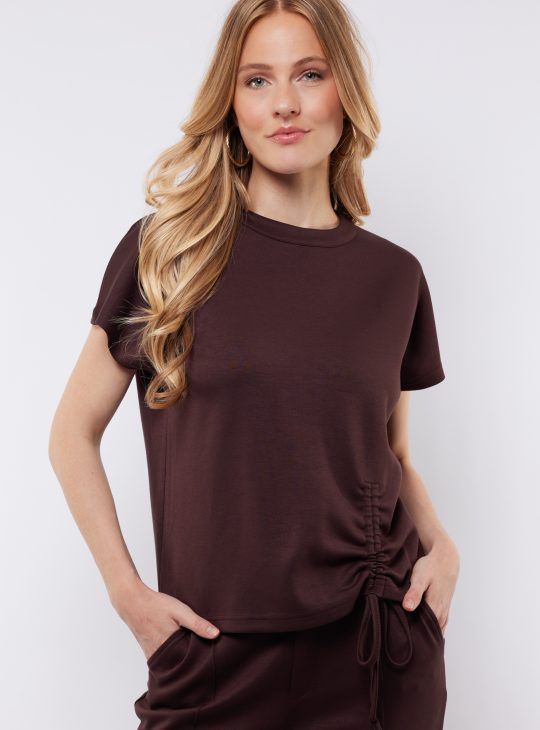 C&S Tess Top dark brown