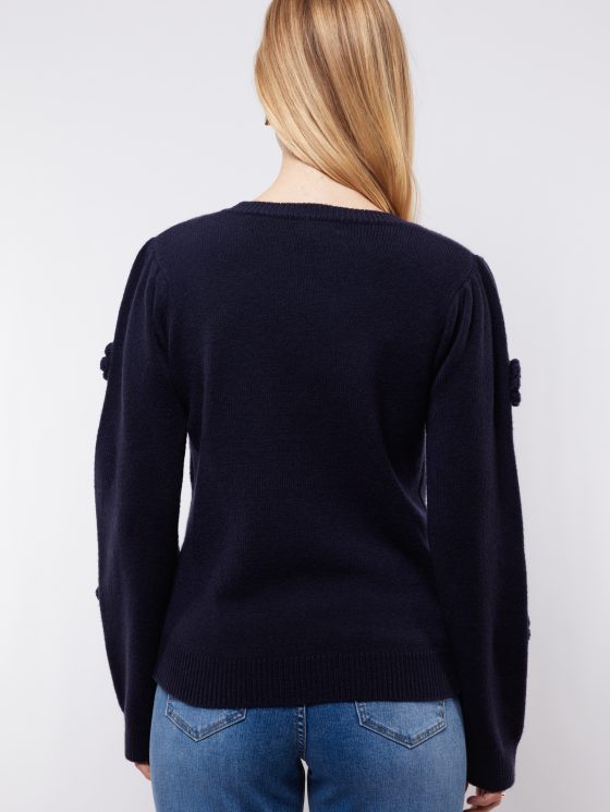 C&S Amira Knit Top midnight blue - Afbeelding 3