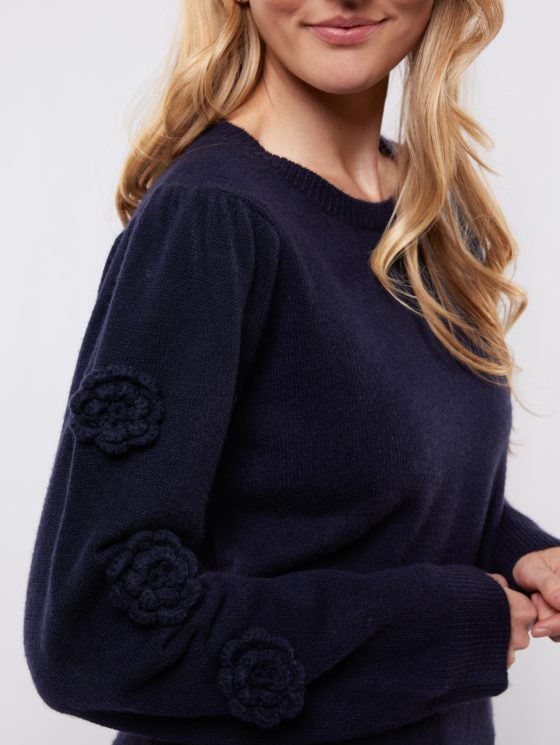C&S Amira Knit Top midnight blue - Afbeelding 2