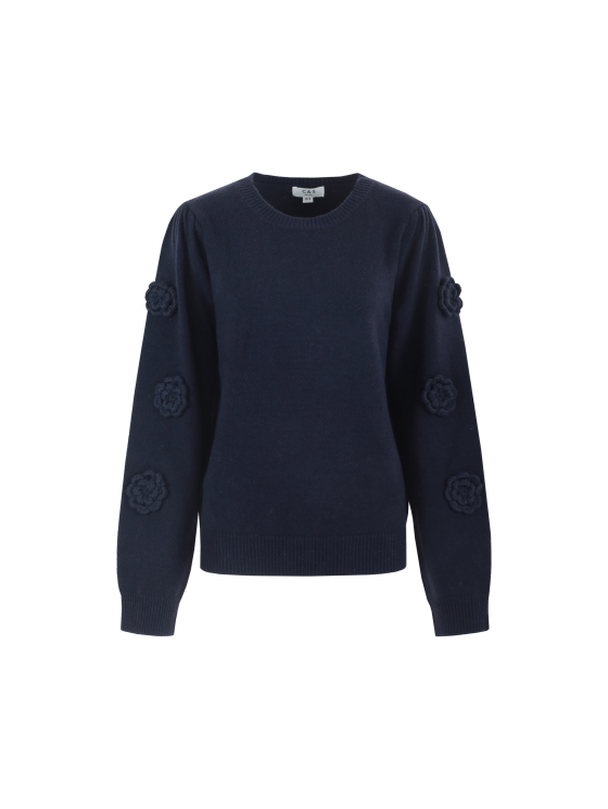 C&S Amira Knit Top midnight blue - Afbeelding 4
