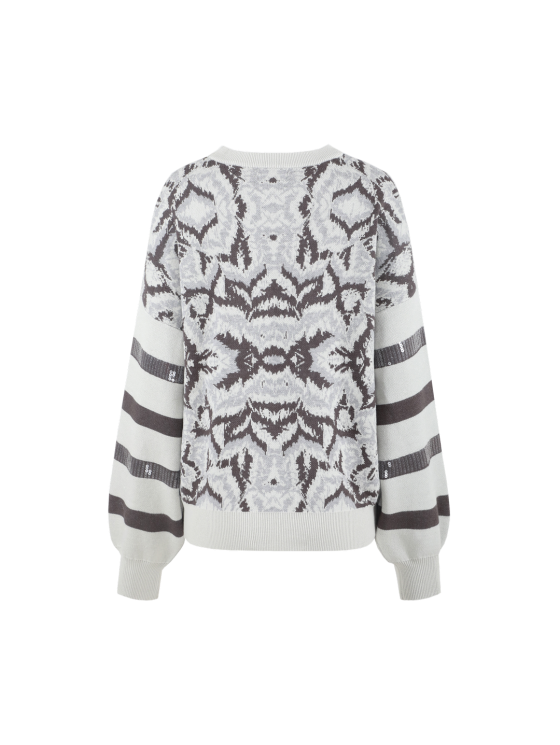 C&S Kimberly Knit Pullover monument dark gray - Afbeelding 6