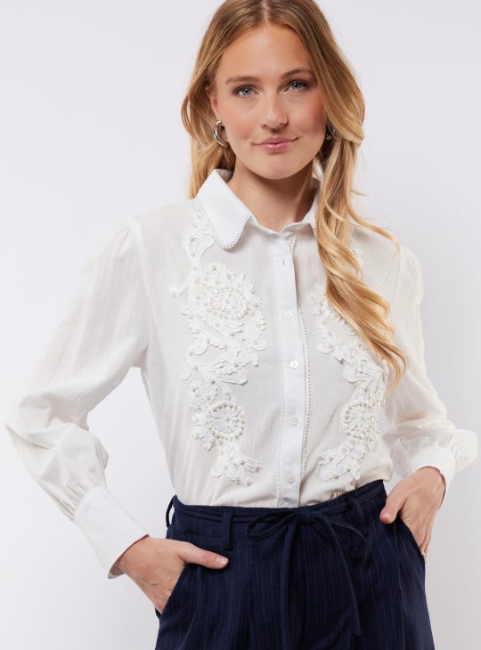 C&S Linsey Blouse offwhite