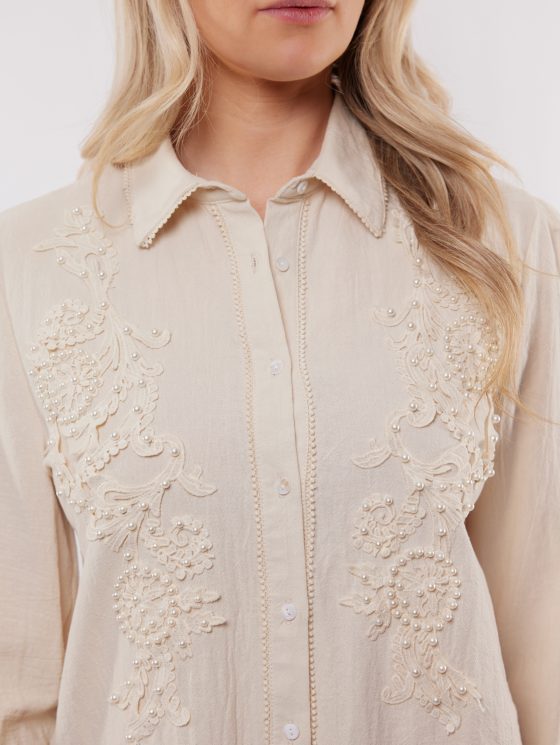 C&S Linsey Blouse ecru - Afbeelding 3