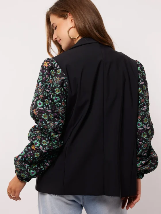 Fluresk Myrha Blazer zwart marine blue - Afbeelding 4