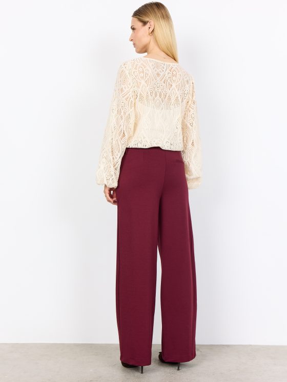 SoyaConcept Daniela 9 Broek dark red - Afbeelding 2