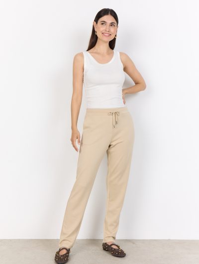 SoyaConcept Banu 157 Jogger Broek zand