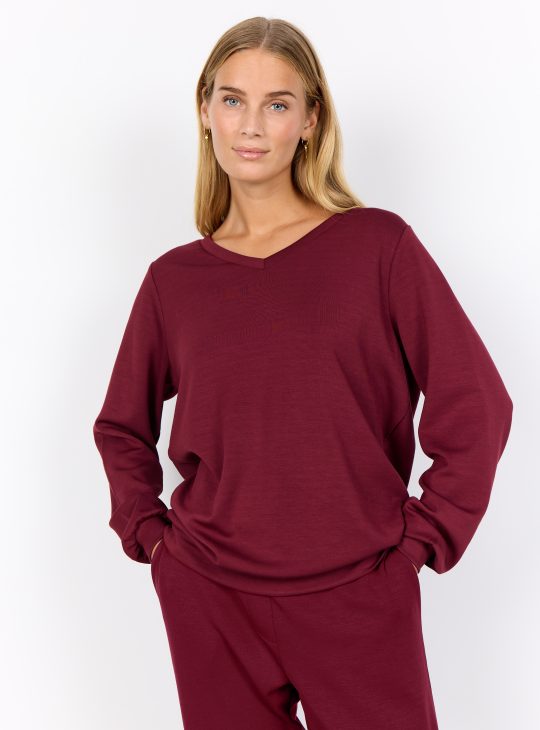 SoyaConcept Banu 194 Trui dark red