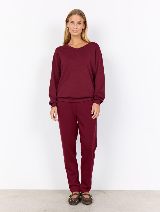 SoyaConcept Banu 194 Trui dark red - Afbeelding 2