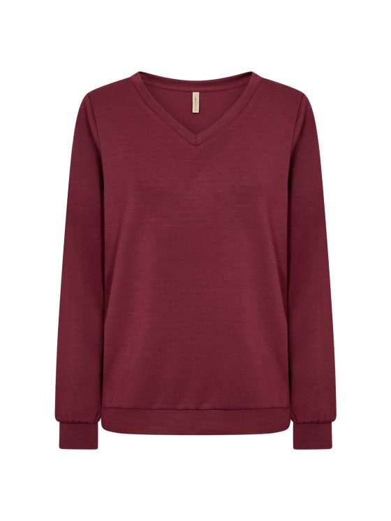 SoyaConcept Banu 194 Trui dark red - Afbeelding 4