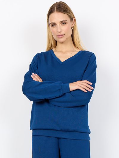 SoyaConcept Banu 194 Trui estate blue