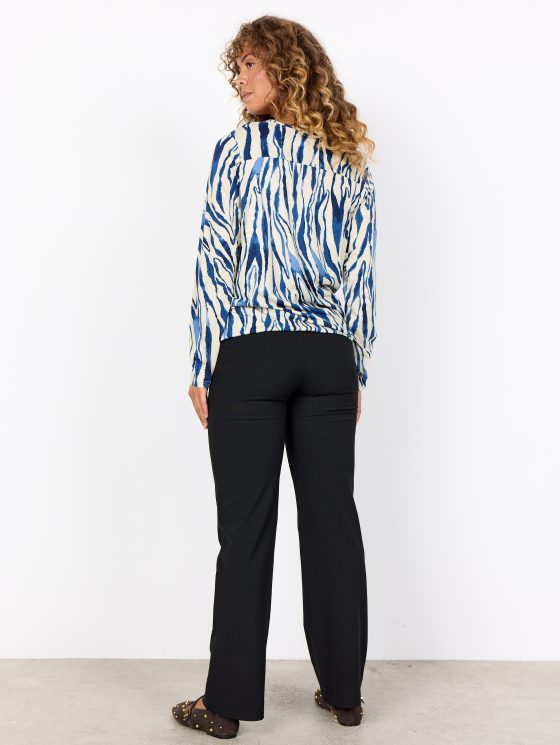 SoyaConcept Felicity AOP 522 Top estate blue combi - Afbeelding 3