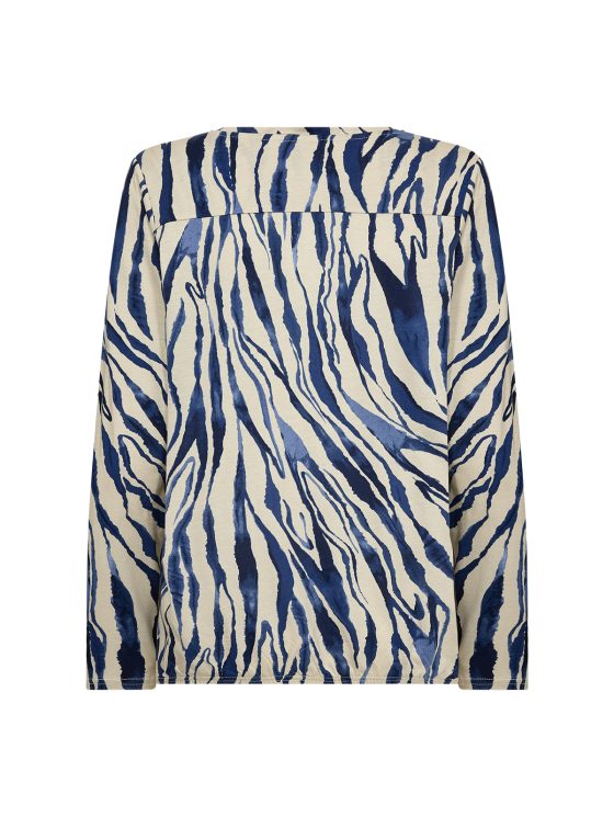SoyaConcept Felicity AOP 522 Top estate blue combi - Afbeelding 5