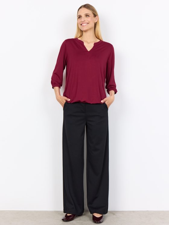 SoyaConcept Marica 338 Top dark red - Afbeelding 2