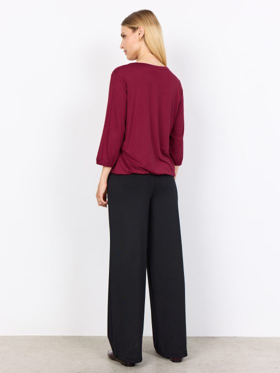 SoyaConcept Marica 338 Top dark red - Afbeelding 3
