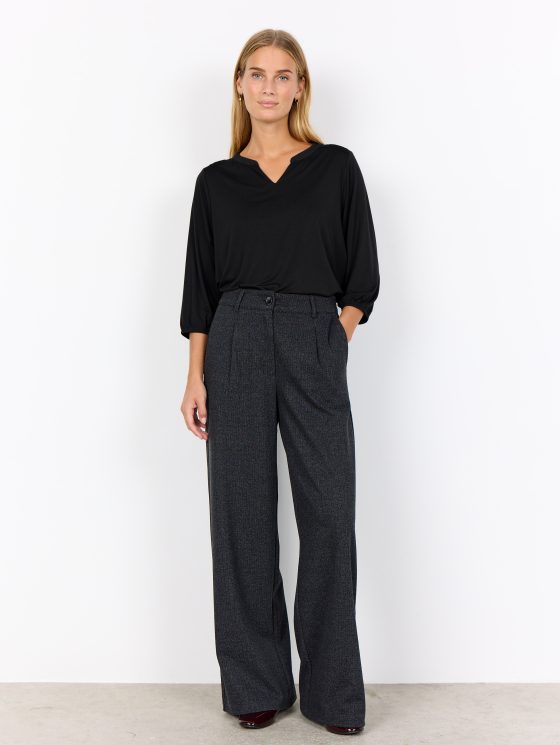 SoyaConcept Marica 338 Top zwart - Afbeelding 2