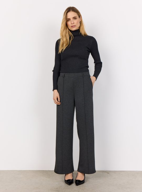 SoyaConcept Vita 3 Broek dark grey25
