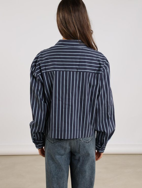 Nukus Ariana Blouse Stripe donkerblauw ice - Afbeelding 4