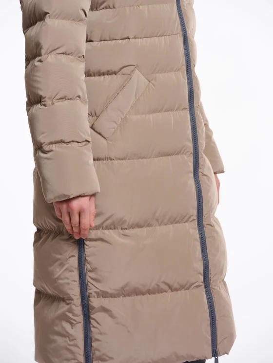 Rino & Pelle Keilafur Winterjas toffee - Afbeelding 5