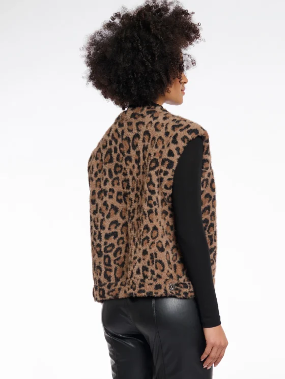 Rino & Pelle Elona Gilet leopard - Afbeelding 3
