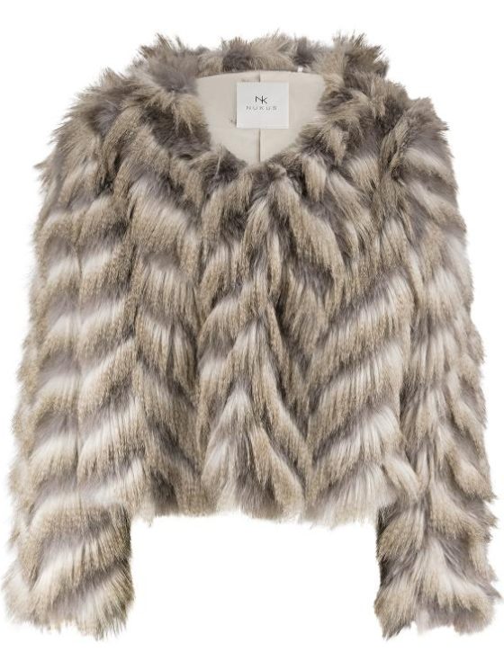 Nukus Lori Jacket Zigzag offwhite grey - Afbeelding 7