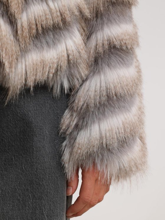Nukus Lori Jacket Zigzag offwhite grey - Afbeelding 6