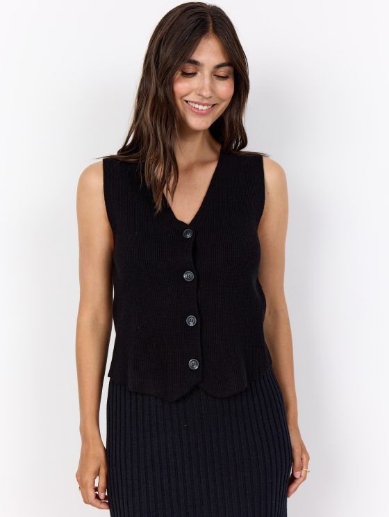 SoyaConcept Kanita 27 Gilet zwart