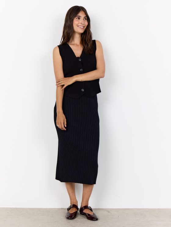 SoyaConcept Kanita 27 Gilet zwart - Afbeelding 2