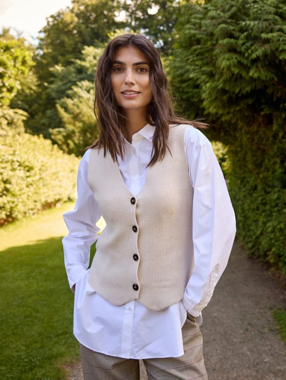 SoyaConcept Kanita 27 Gilet cream