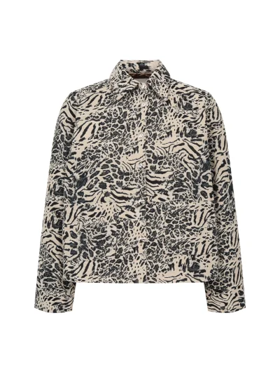 Freequent Jady Jacket moonbeam w. black
