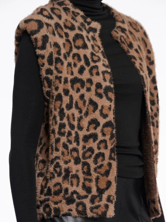 Rino & Pelle Elona Gilet leopard - Afbeelding 2
