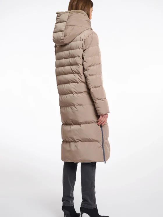 Rino & Pelle Keilafur Winterjas toffee - Afbeelding 6