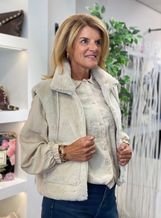 Freequent Fony Vest moonbeam