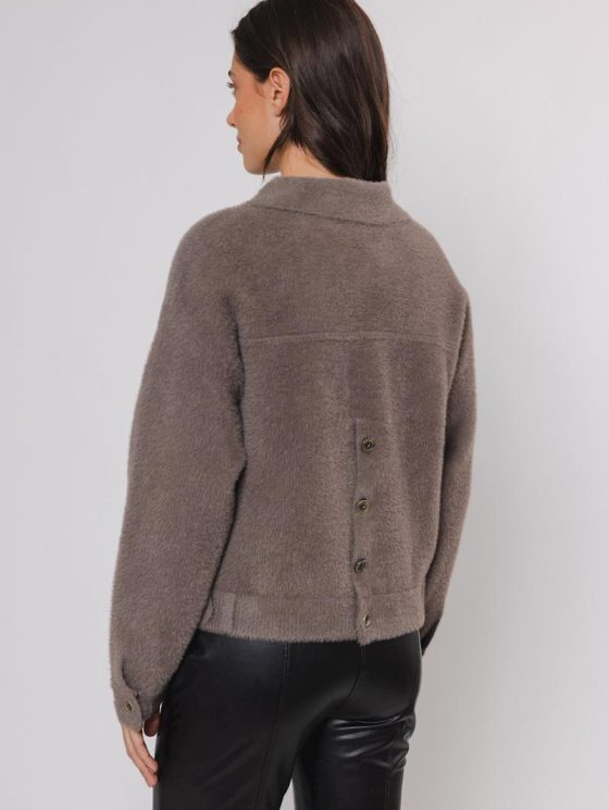 Rino & Pelle Bubbly Vest taupe - Afbeelding 2