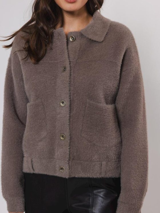 Rino & Pelle Bubbly Vest taupe - Afbeelding 3