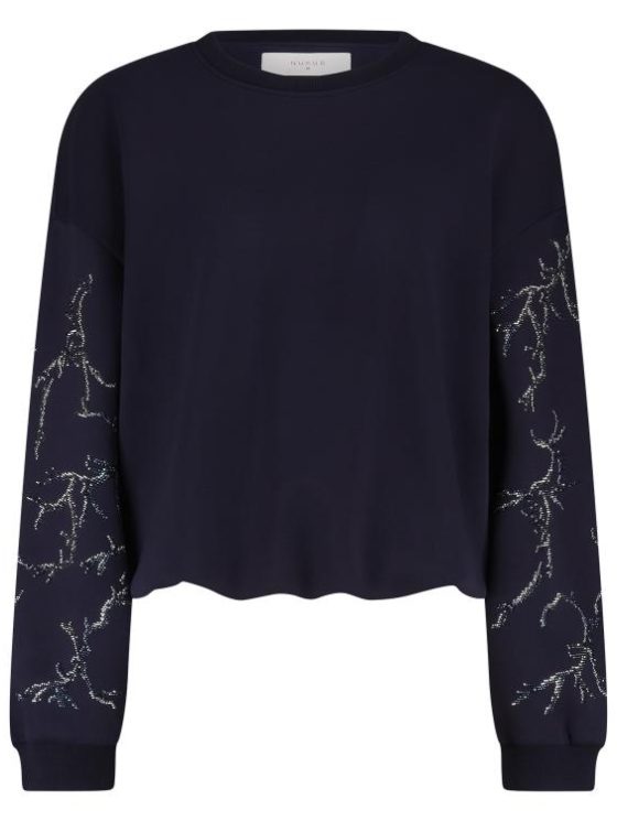 Nukus Suzanne Pullover Strass donkerblauw - Afbeelding 5