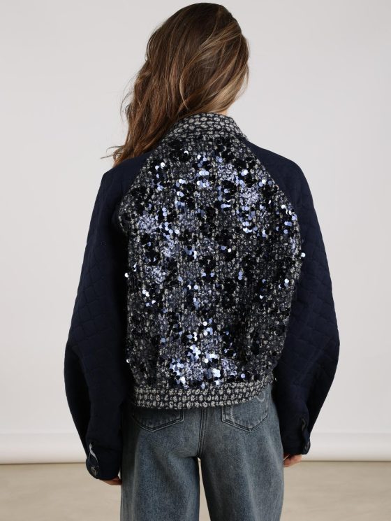 Nukus Milou Jacket Paillet donkerblauw - Afbeelding 3
