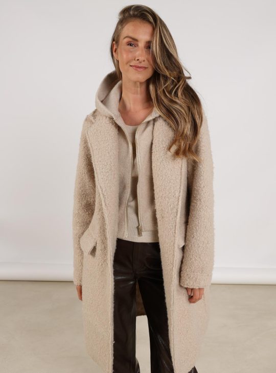 Nukus Inna Jacket Boucle zand