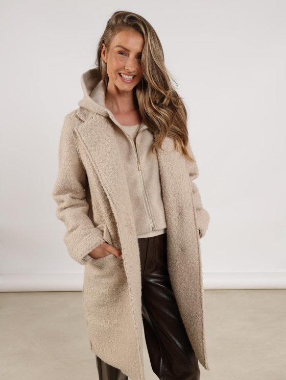 Nukus Inna Jacket Boucle zand - Afbeelding 3