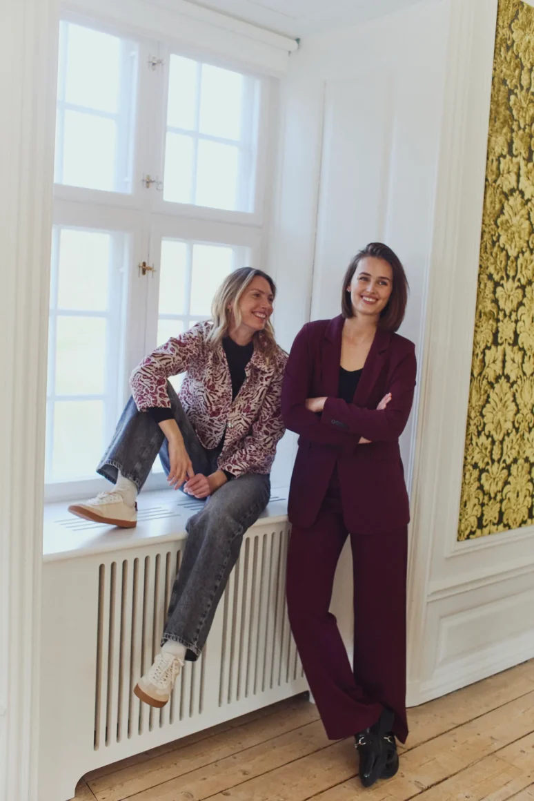 Freequent Jady Jacket moonbeam w. port royale burgundy - Afbeelding 5