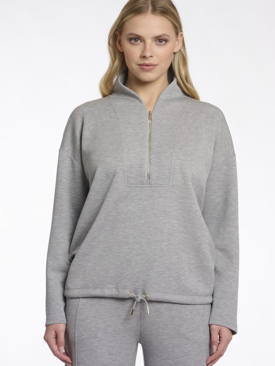 Rino & Pelle Dounia Sweatshirt grey melange - Afbeelding 2