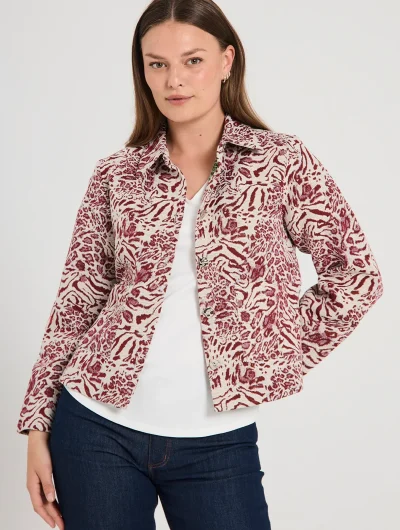 Freequent Jady Jacket moonbeam w. port royale