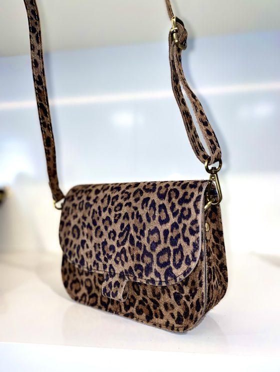 Flora Tas Suede Leopard 58 T222 - Afbeelding 5