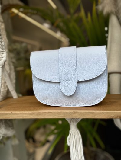 Maan Tas Leer Baby Blue T230