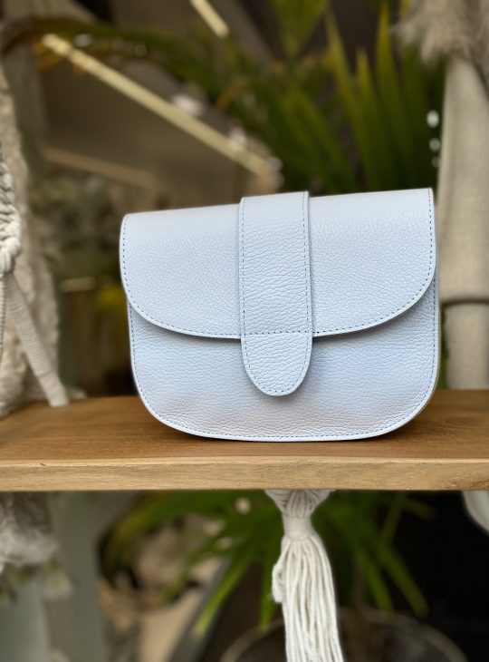 Maan Tas Leer Baby Blue T230