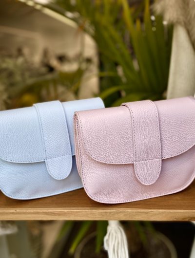 Maan Tas Leer Baby Pink T230