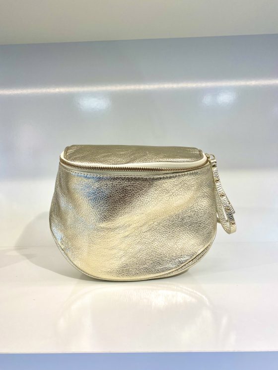 Giuliano buidel Tas Leer Goud T225 - Afbeelding 2